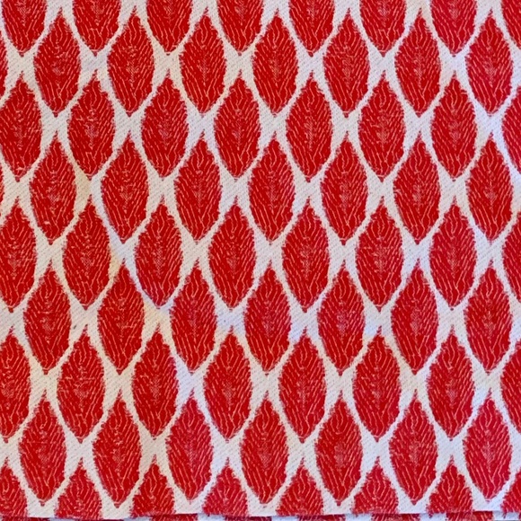 Ann Taylor Red and Cream Knit Skirt - Picture 4 of 4